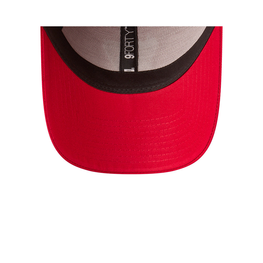 Sydney Swans Youth Hat - AFL 2025 Badged Red OTC 9Forty Kids Strapback Cap - New Era